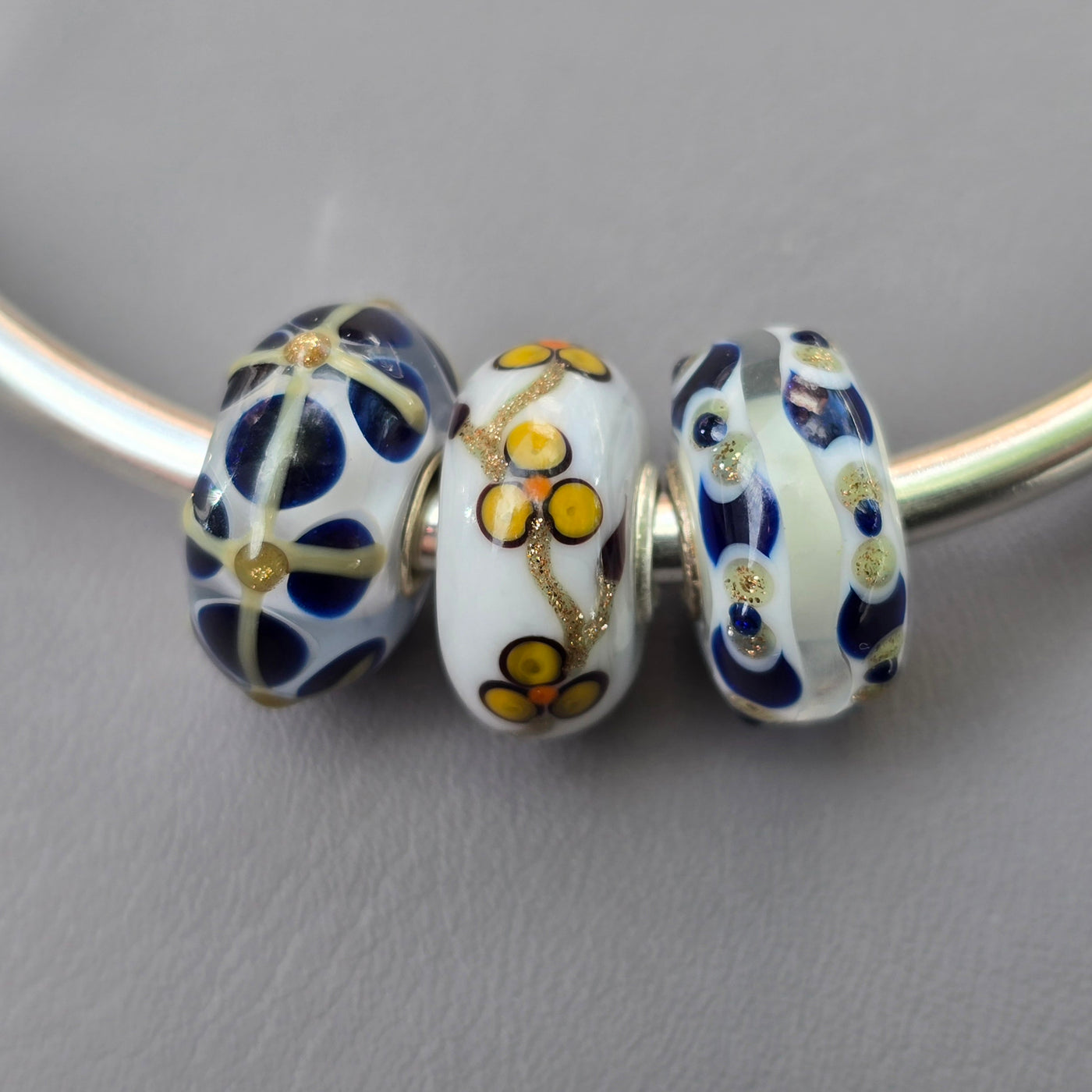 Blue Twilight Glow Unique Trio