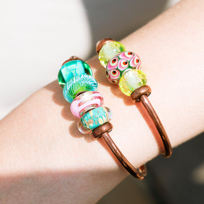 Garnet Feathers Bead