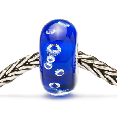 Universal Diamond Bead Blue - Trollbeads Canada