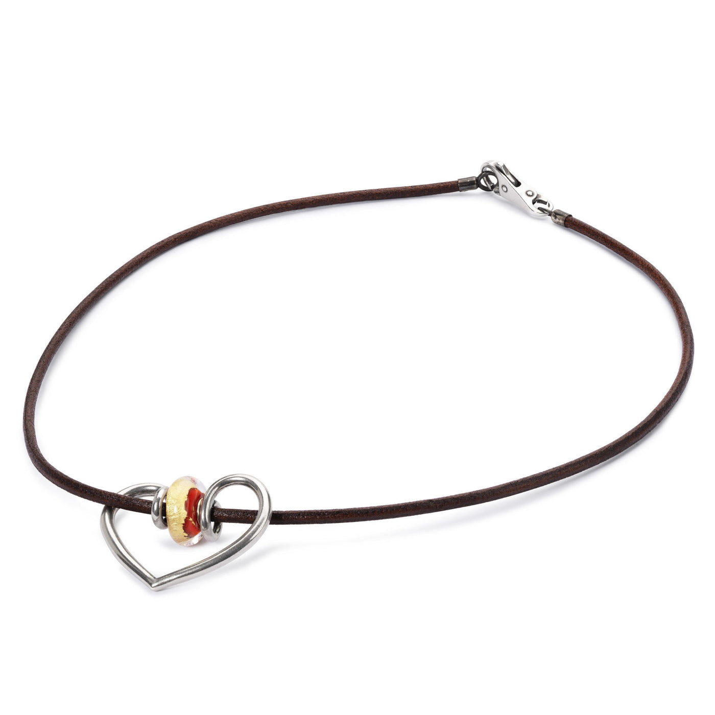 Leather Necklace Brown - Trollbeads Canada