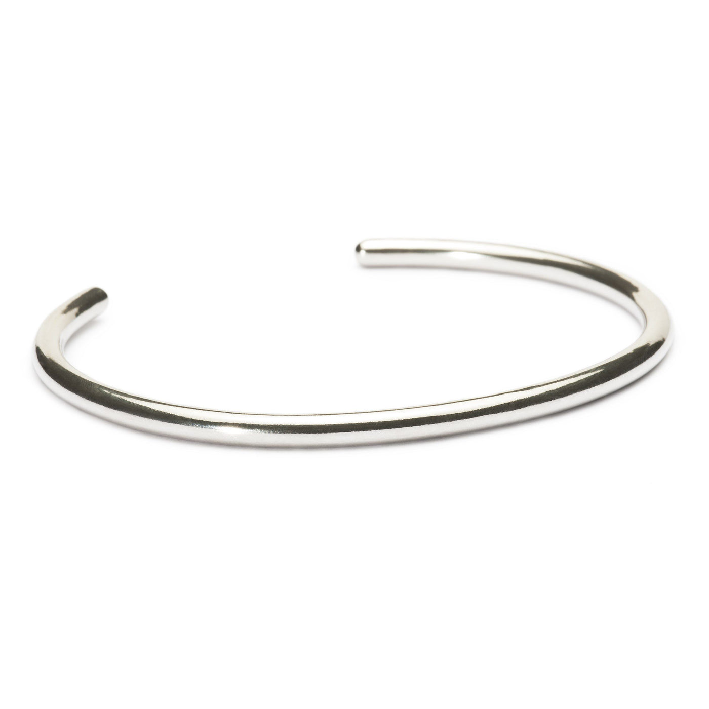 Sterling Silver Bangle with 2 x Oxidized Spacers - Trollbeads Canada