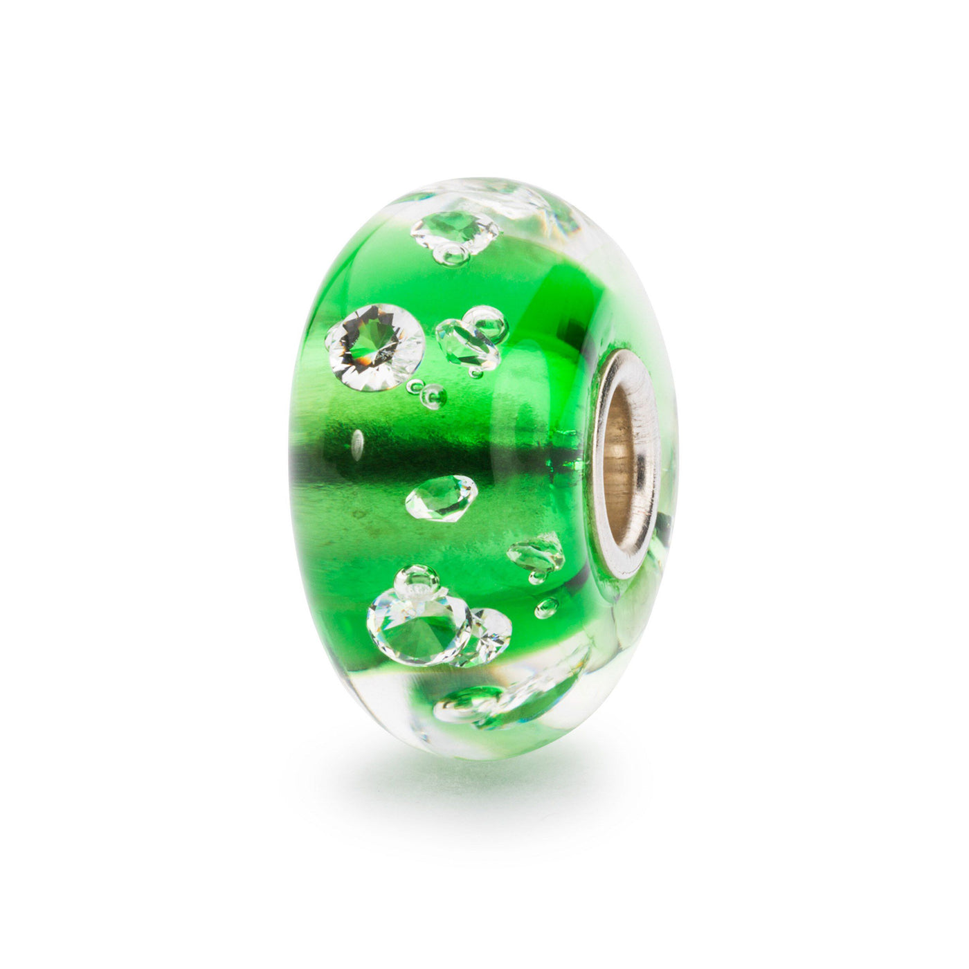 The Diamond Bead, Emerald Green - Trollbeads Canada