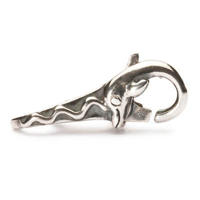 Dolphins fun silver jewellery clasp.