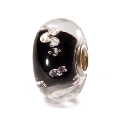 Universal Diamond Bead, Black - Trollbeads Canada