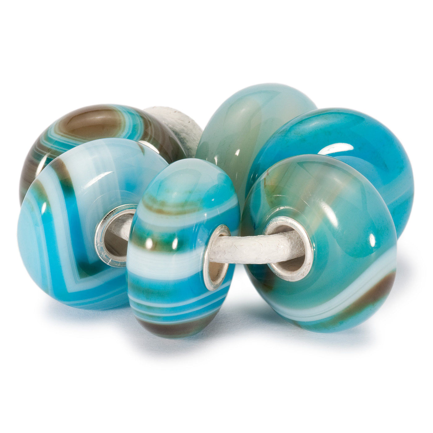 Turquoise Striped Agate Kit - Trollbeads Canada