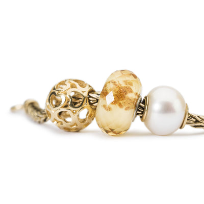 Pearl with Gold - Trollbeads Canada