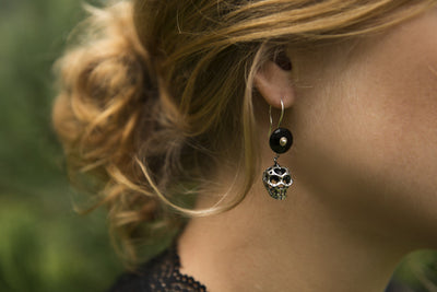 Mexican Sugar Skull Earrings - Trollbeads Canada