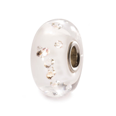 Universal Diamond Bead, White - Trollbeads Canada