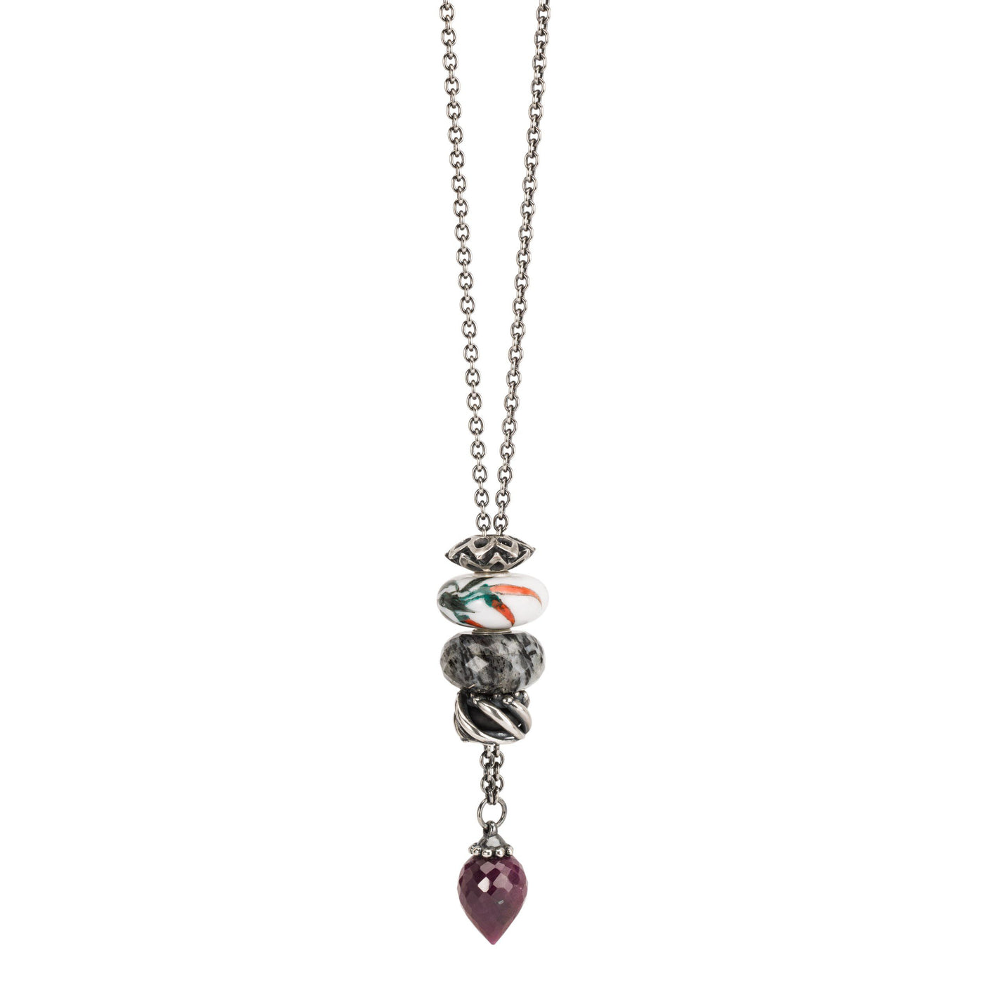Fantasy Necklace with Ruby - Trollbeads Canada