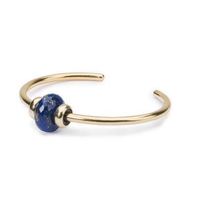 Gold Bangle with Lapis Lazuli - Trollbeads Canada