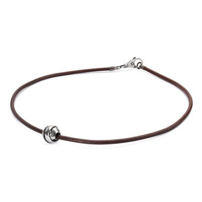 Leather Necklace Brown - Trollbeads Canada