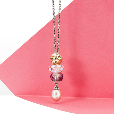 Fantasy Necklace With Rosa Pearl - Trollbeads Canada