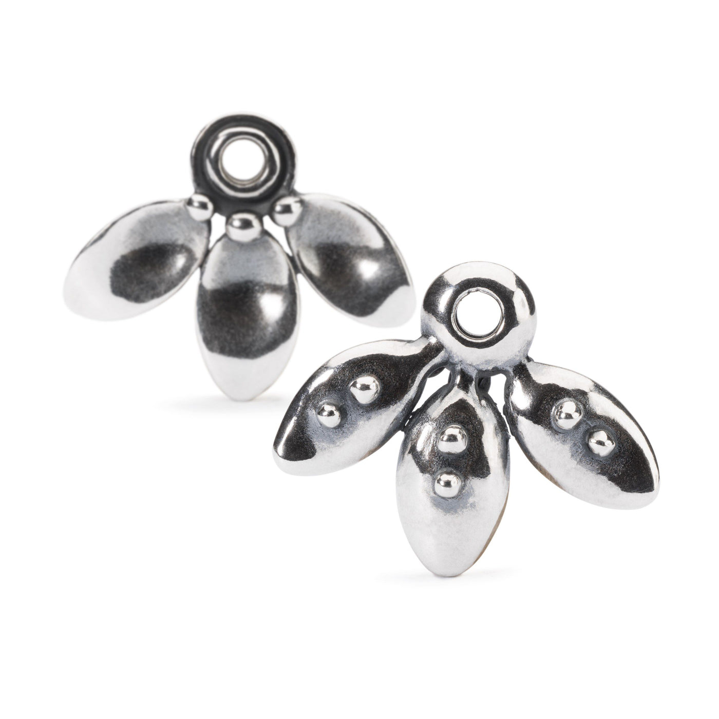 Hanging Petals with Silver Earring Hooks with Buds - Trollbeads Canada