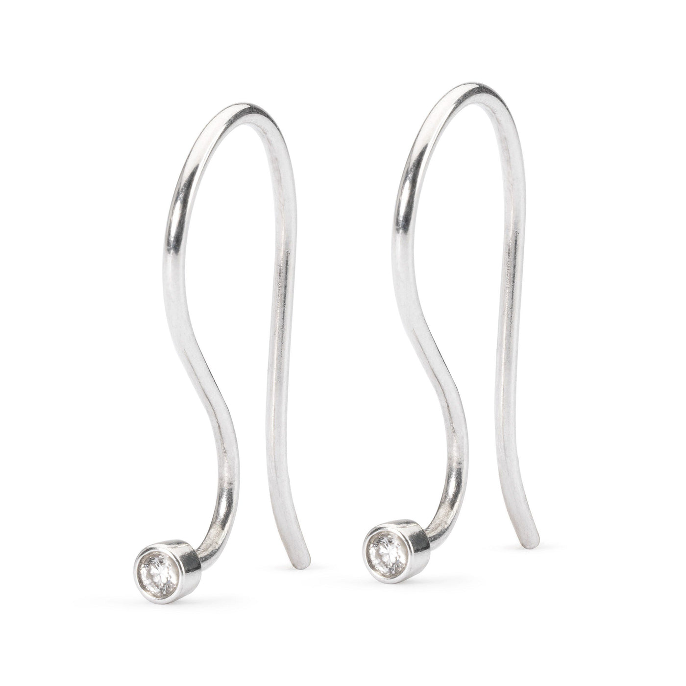 Earring Hooks, Silver/Brilliant - Trollbeads Canada